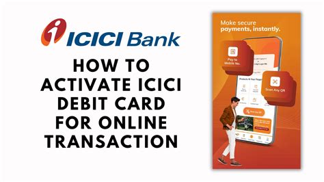 icici debit card activation